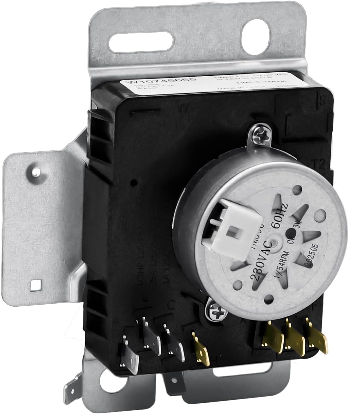 W10745655 W10857612 Dryer Timer Control Compatible with Whirlpool, Maytag, Amana, Roper, Admiral, Crosley and Inglis Clothes Dryer, Replacement Parts AP6003908, 4454384, PS11731366, W10745655